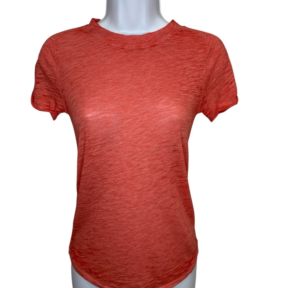 Free People Venice Red Short Sleeve Tee Sz XS